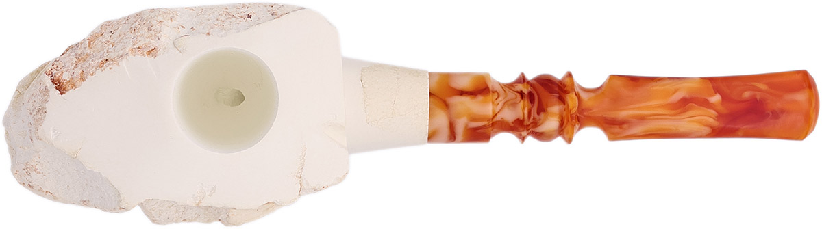 AKB Meerschaum Partially Rusticated Freehand (with Case)
