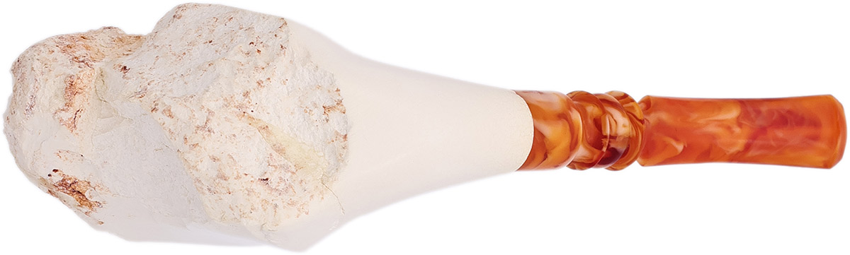 AKB Meerschaum Partially Rusticated Freehand (with Case)