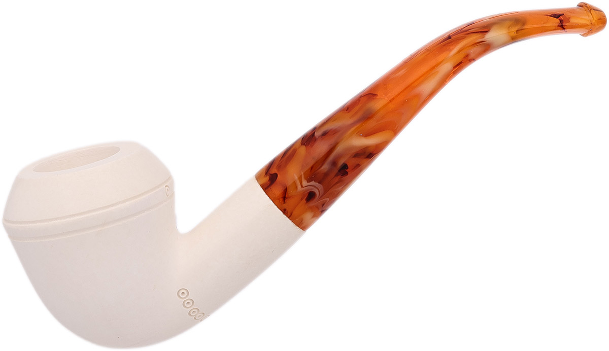 AKB Meerschaum Spot Carved Rhodesian (with Case)