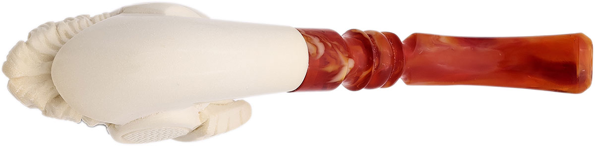 AKB Meerschaum Carved Bearded Man with Cap (with Case)