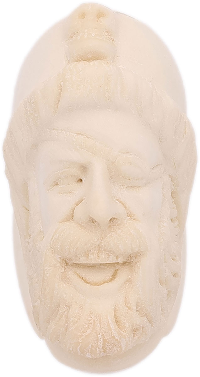 AKB Meerschaum Carved Laughing Pirate with Eyepatch & Cap Churchwarden (with Case)