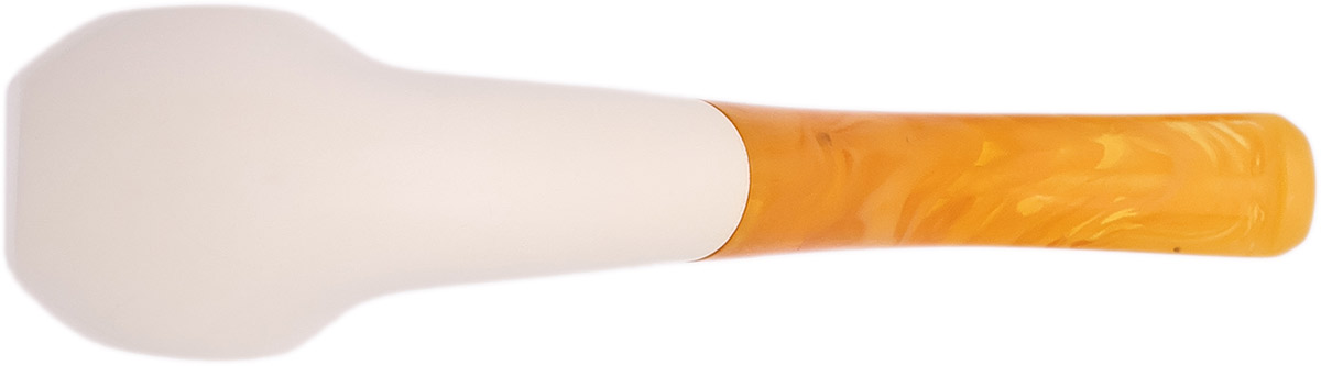 AKB Meerschaum Smooth Paneled Bent Brandy (with Case)