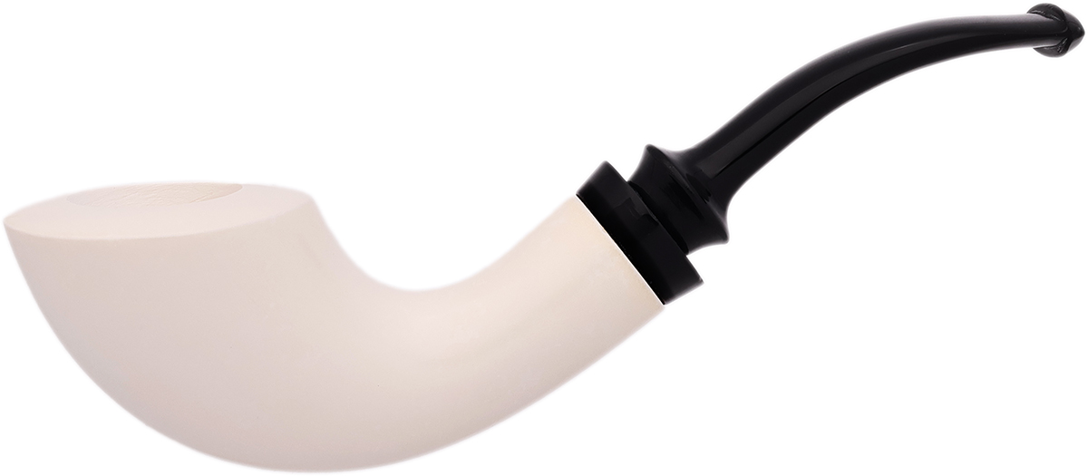 AKB Meerschaum Smooth Horn (with Case)