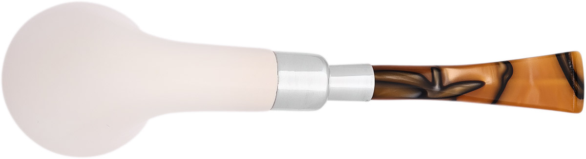 AKB Meerschaum Smooth Dublin with Silver (with Case)