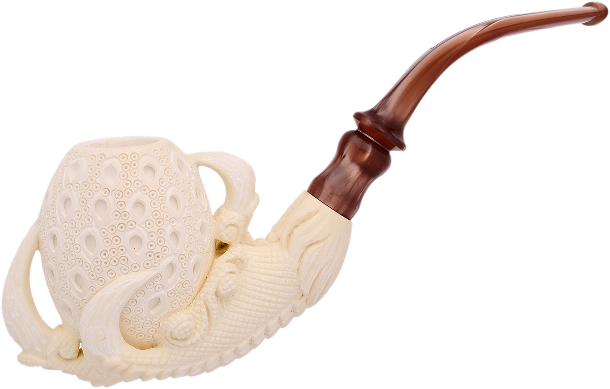 AKB 雕刻 Dragon Claw Holding Lattice Egg (with Case)