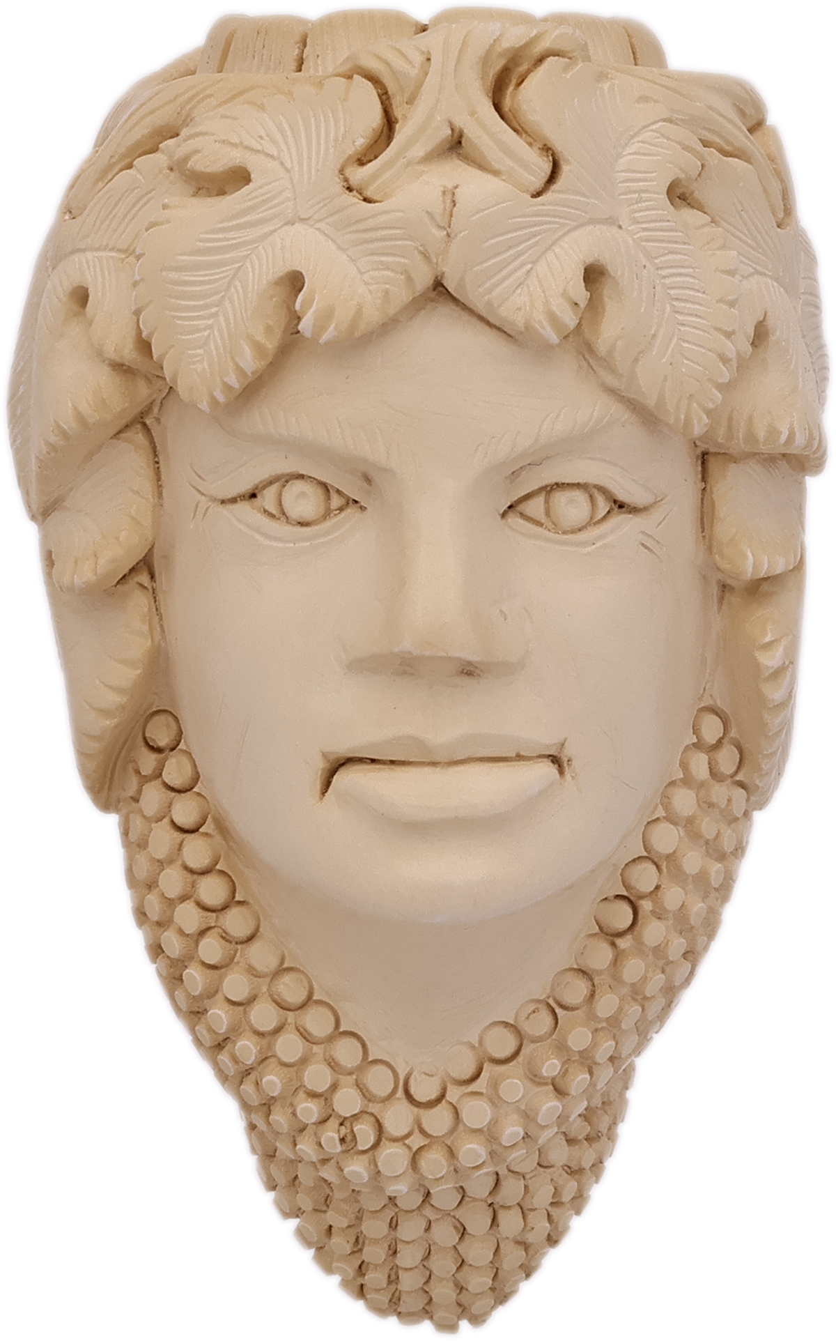 AKB Meerschaum Carved Woman in Headdress (I. Baglan) (with Case)