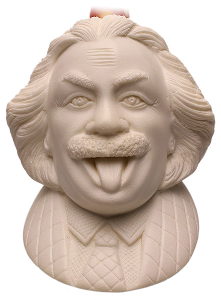 AKB Meerschaum Carved Goofy Albert Einstein (with Case)