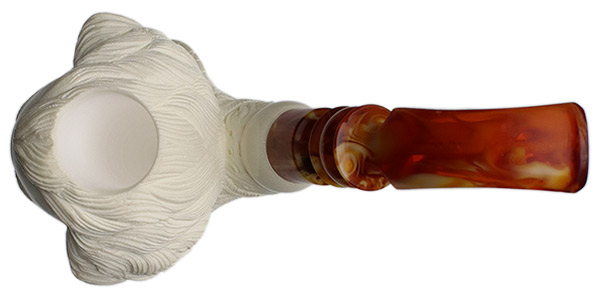 AKB Meerschaum Carved Goofy Albert Einstein (with Case)