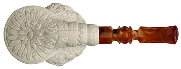 AKB Meerschaum Carved Goofy Albert Einstein (with Case)