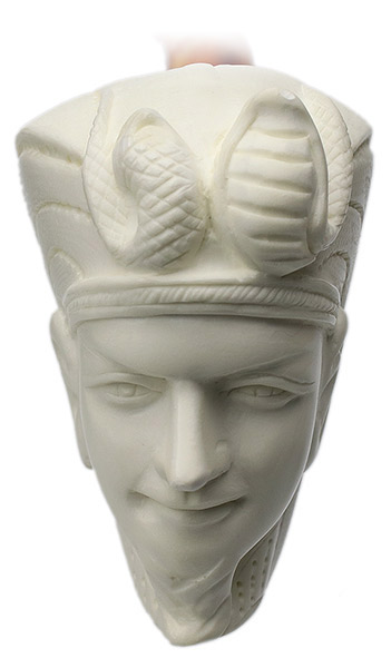 AKB Meerschaum Carved King Tut (S. Cosgun) (with Case)