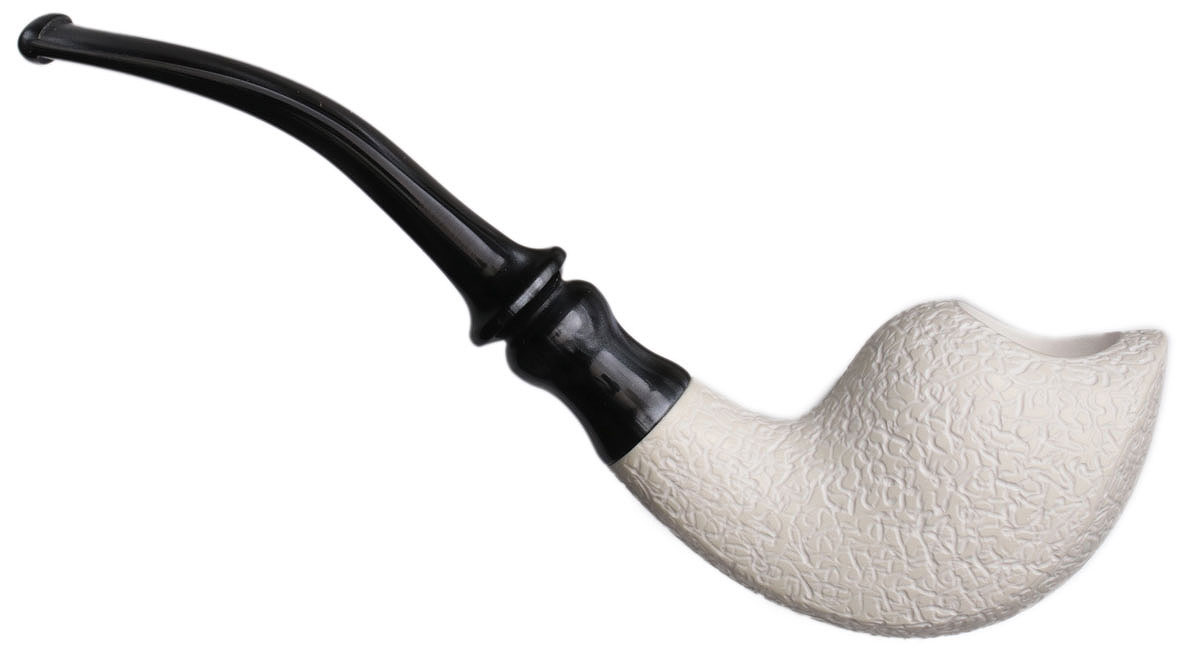 AKB Meerschaum Rusticated Cobra (with Case)