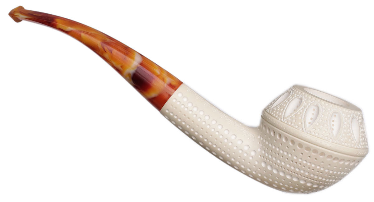 AKB Meerschaum Lattice Rhodesian (Ali) (with Case)