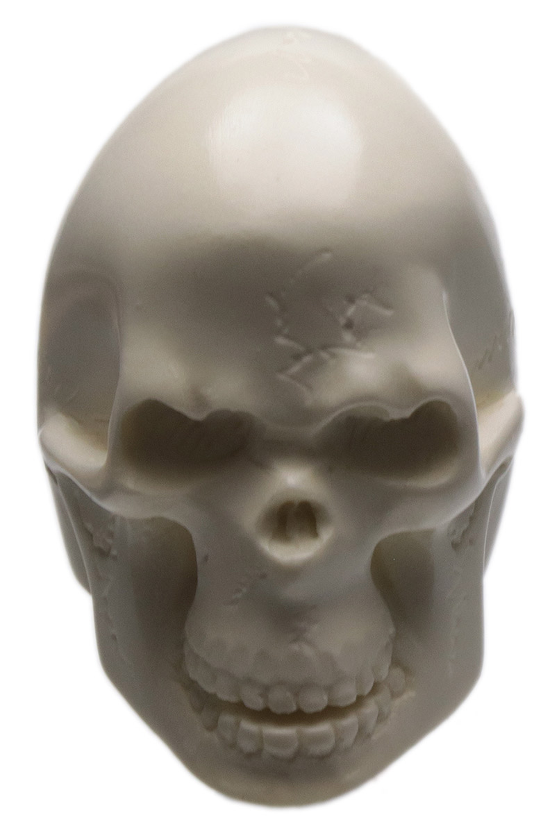 AKB Meerschaum Carved Skull (Ali) (with Case)