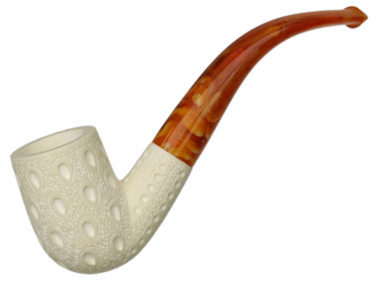 AKB Meerschaum Lattice Bent Billiard (with Case)