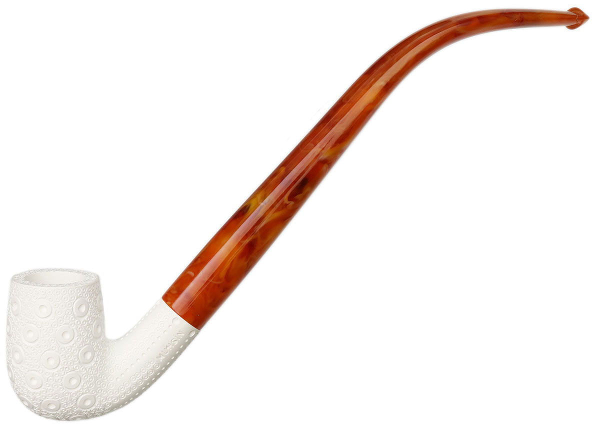 AKB Meerschaum Lattice Churchwarden (Muhsin) (with Case)