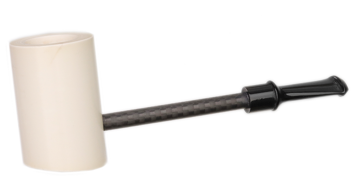 AKB Meerschaum Smooth Workhorse Poker (with Case)
