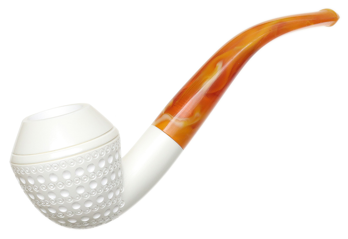 pipe smoking tobacco alternatives Lattice Rhodesian (with Case) Tobacco Pipe