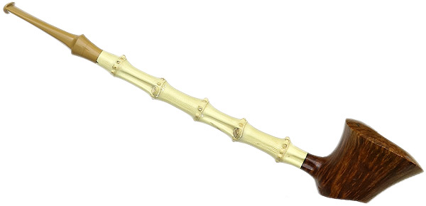Nate King Smooth Dublin Churchwarden with Bamboo (382)