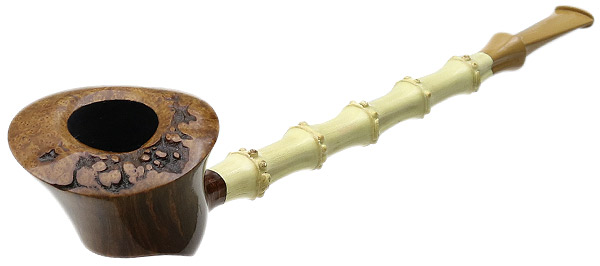 Nate King Smooth Dublin Churchwarden with Bamboo (382)