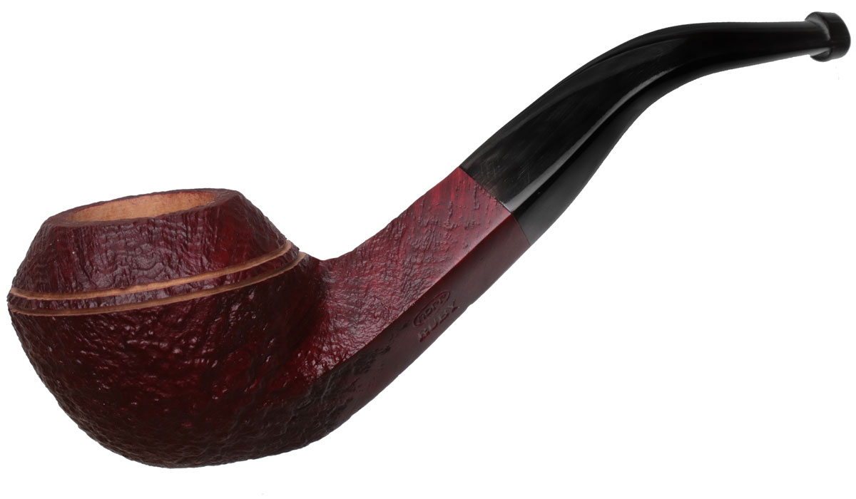 Ropp Ruby Sandblasted Bent Bulldog