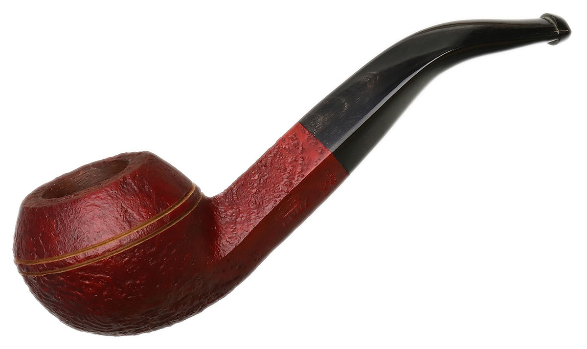 Ropp Ruby Sandblasted Bent Bulldog