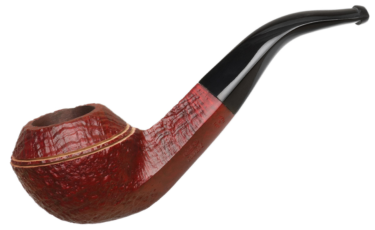 Ropp Ruby Sandblasted Bent Bulldog