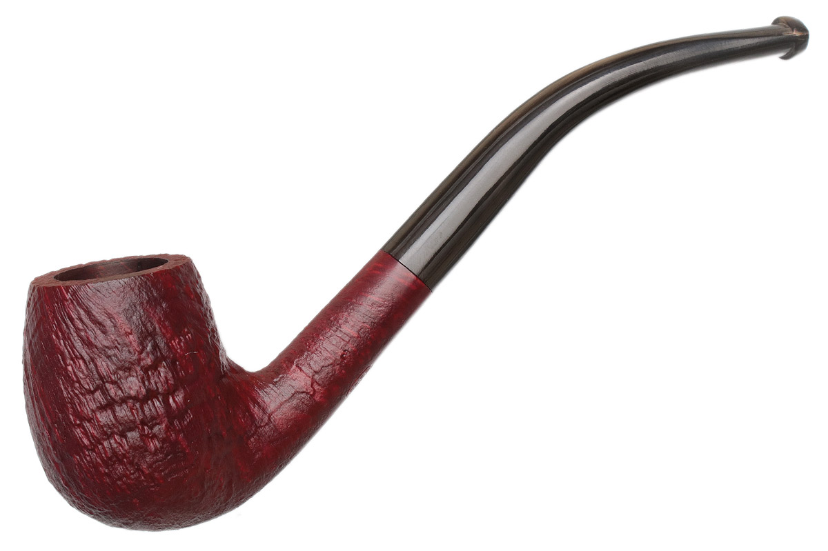 Ropp Ruby Sandblasted Bent Billiard