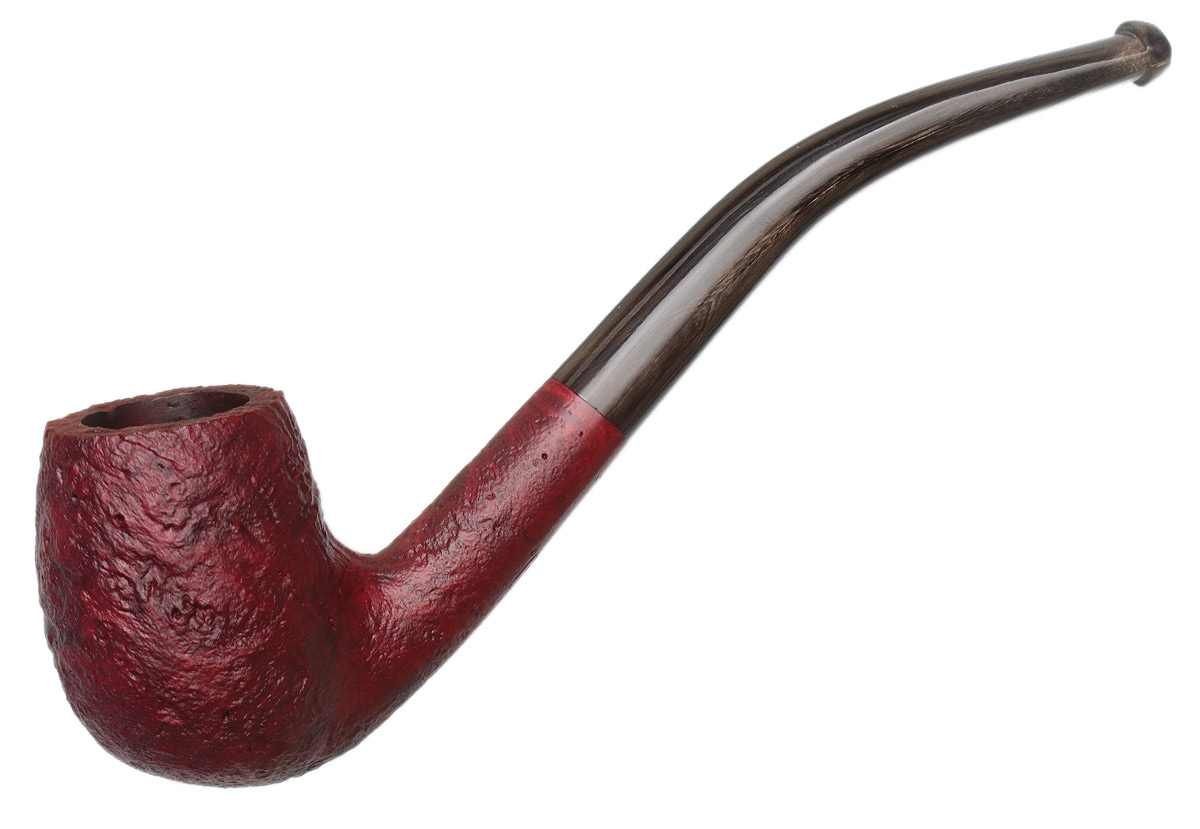 Ropp Ruby Sandblasted Bent Billiard