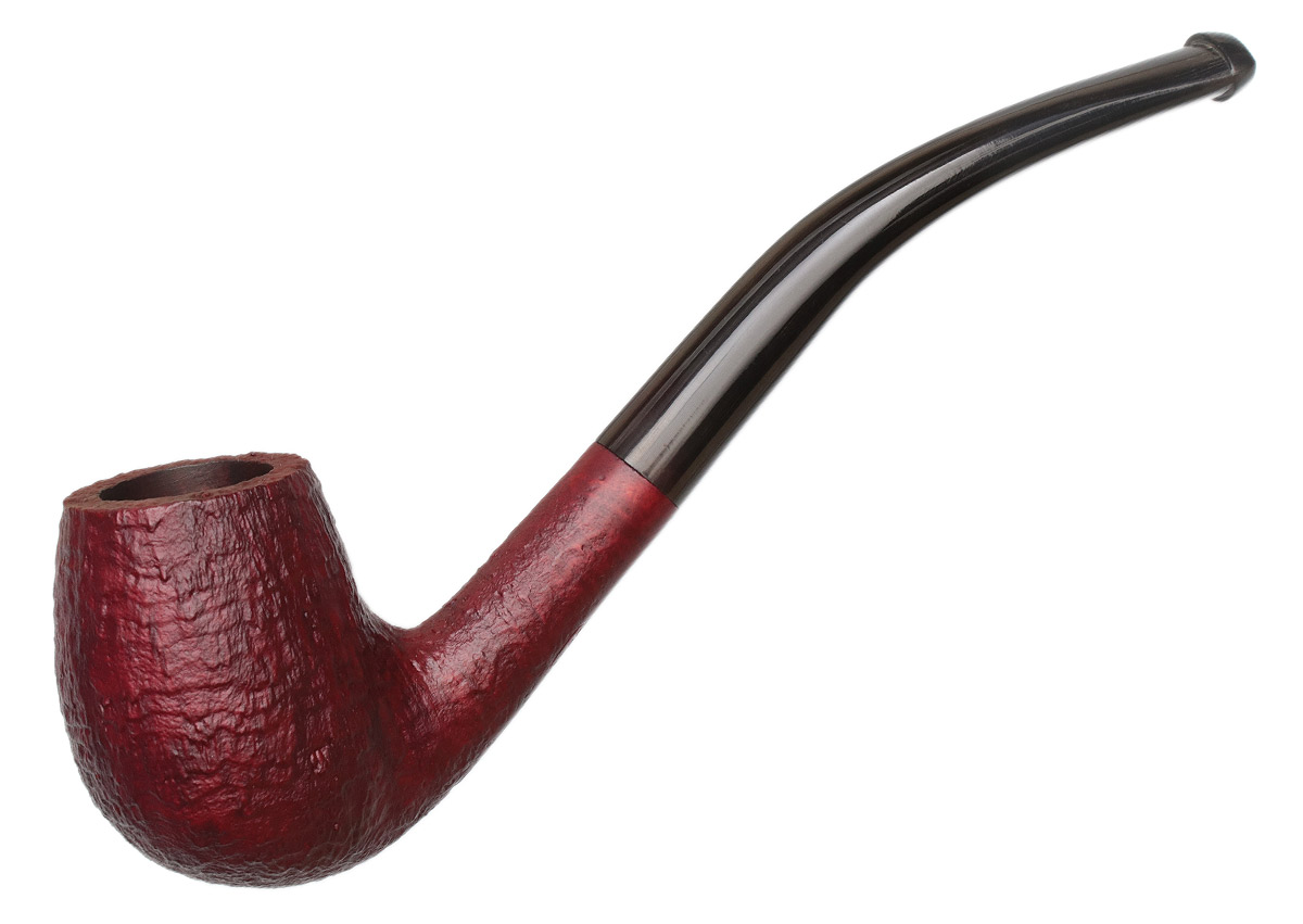 Ropp Ruby Sandblasted Bent Billiard