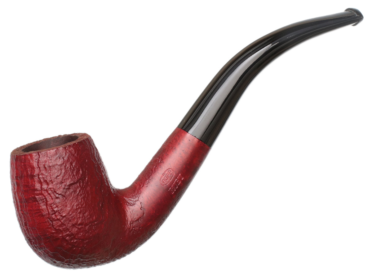 Ropp Ruby Sandblasted Large Bent Billiard