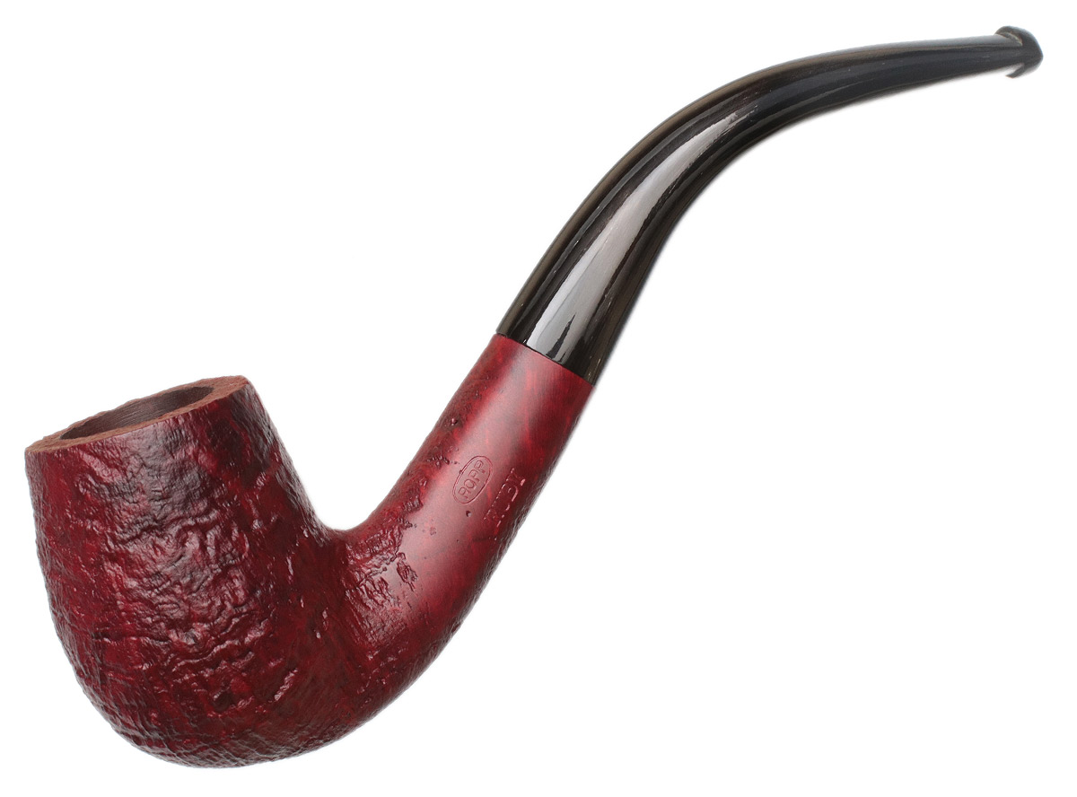 Ropp Ruby Sandblasted Large Bent Billiard