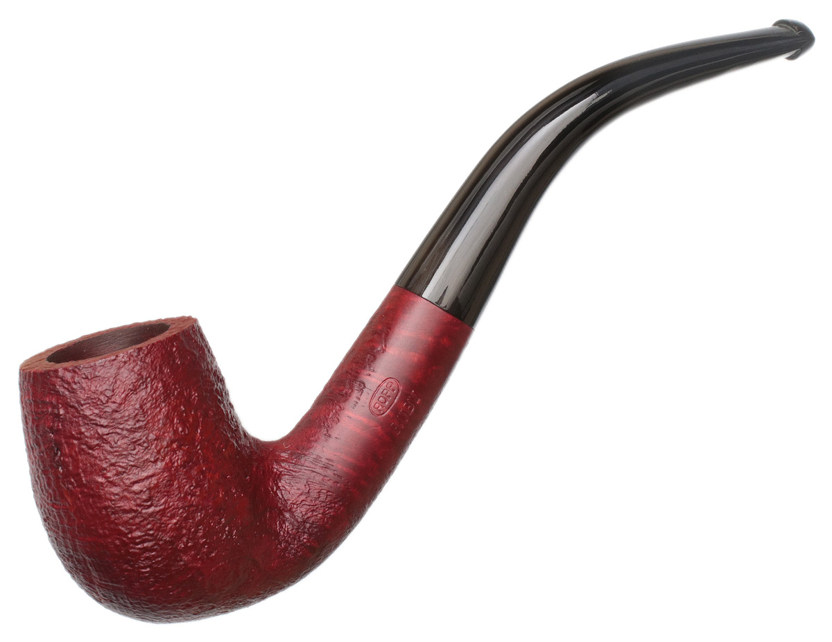 Ropp Ruby Sandblasted Large Bent Billiard