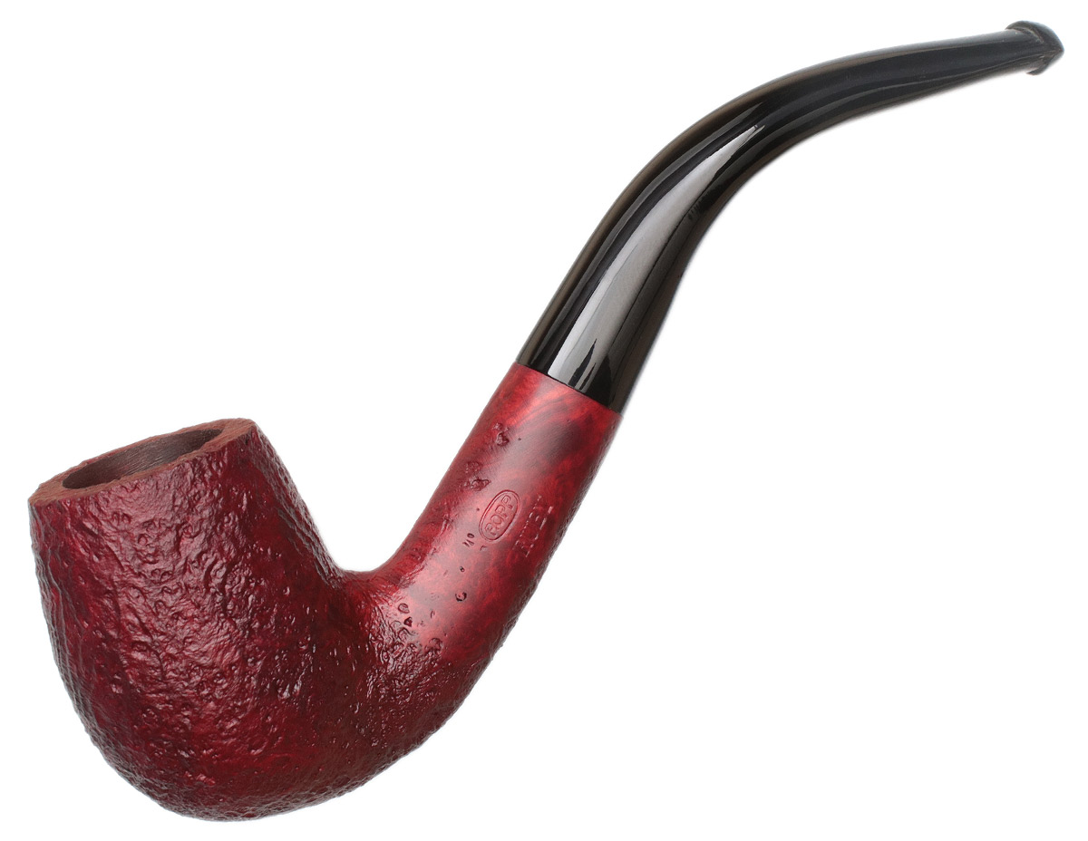 Ropp Ruby Sandblasted Large Bent Billiard