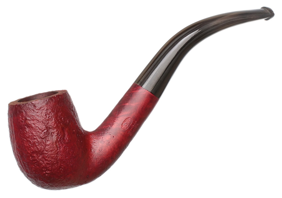 Ropp Ruby Sandblasted Large Bent Billiard