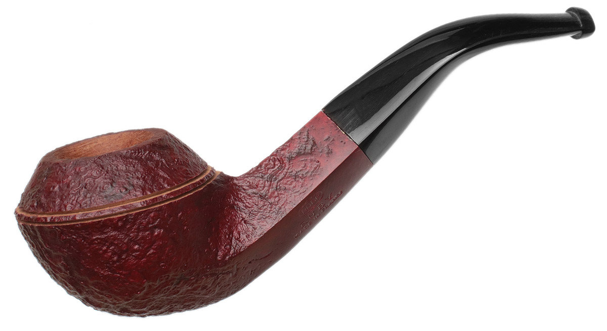 Ropp Ruby Sandblasted Bent Bulldog