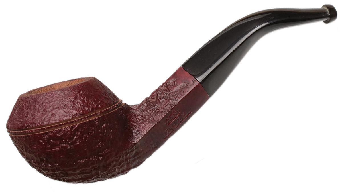 Ropp Ruby Sandblasted Bent Bulldog