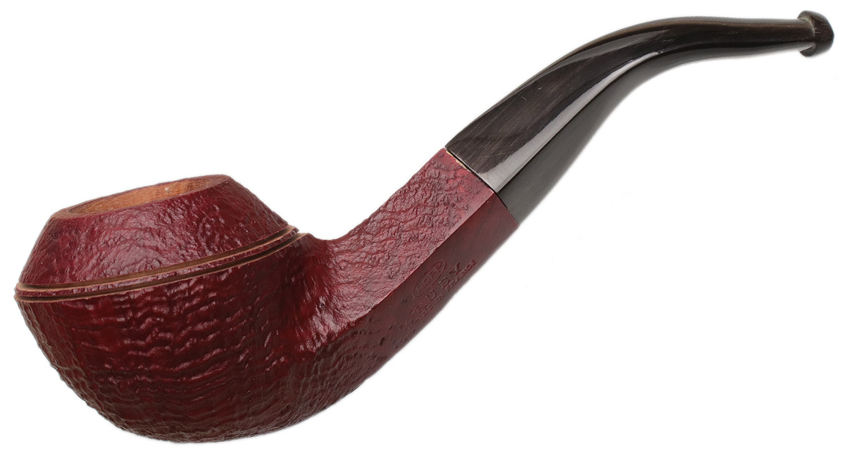 Ropp Ruby Sandblasted Bent Bulldog
