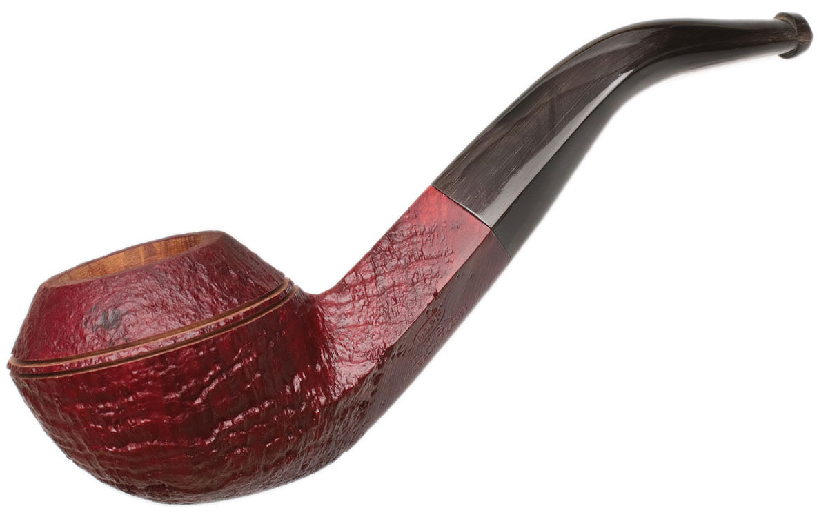 Ropp Ruby Sandblasted Bent Bulldog