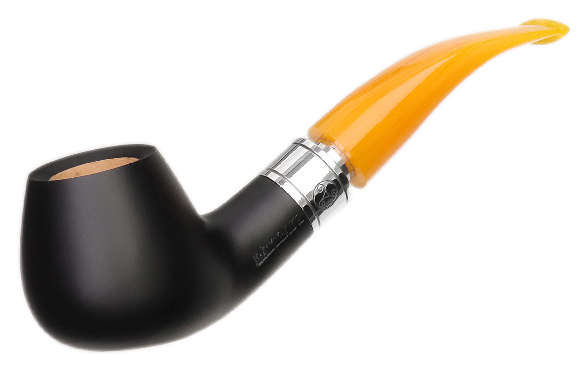 拉特雷 Monarch Yellow Black 系列 4号 光面 弯式白兰地斗