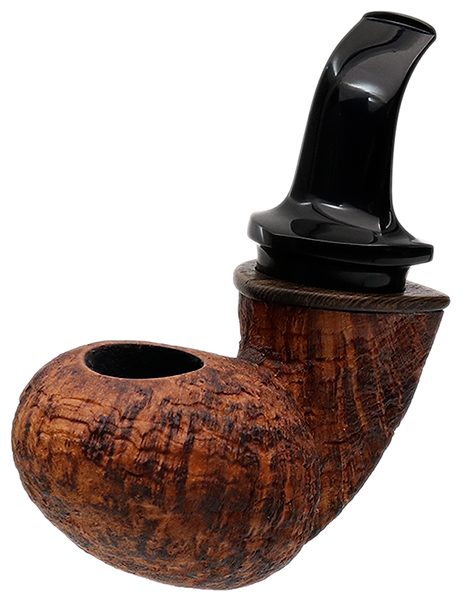 Konstantin Shekita Sandblasted Full Bent Tomato with Wenge