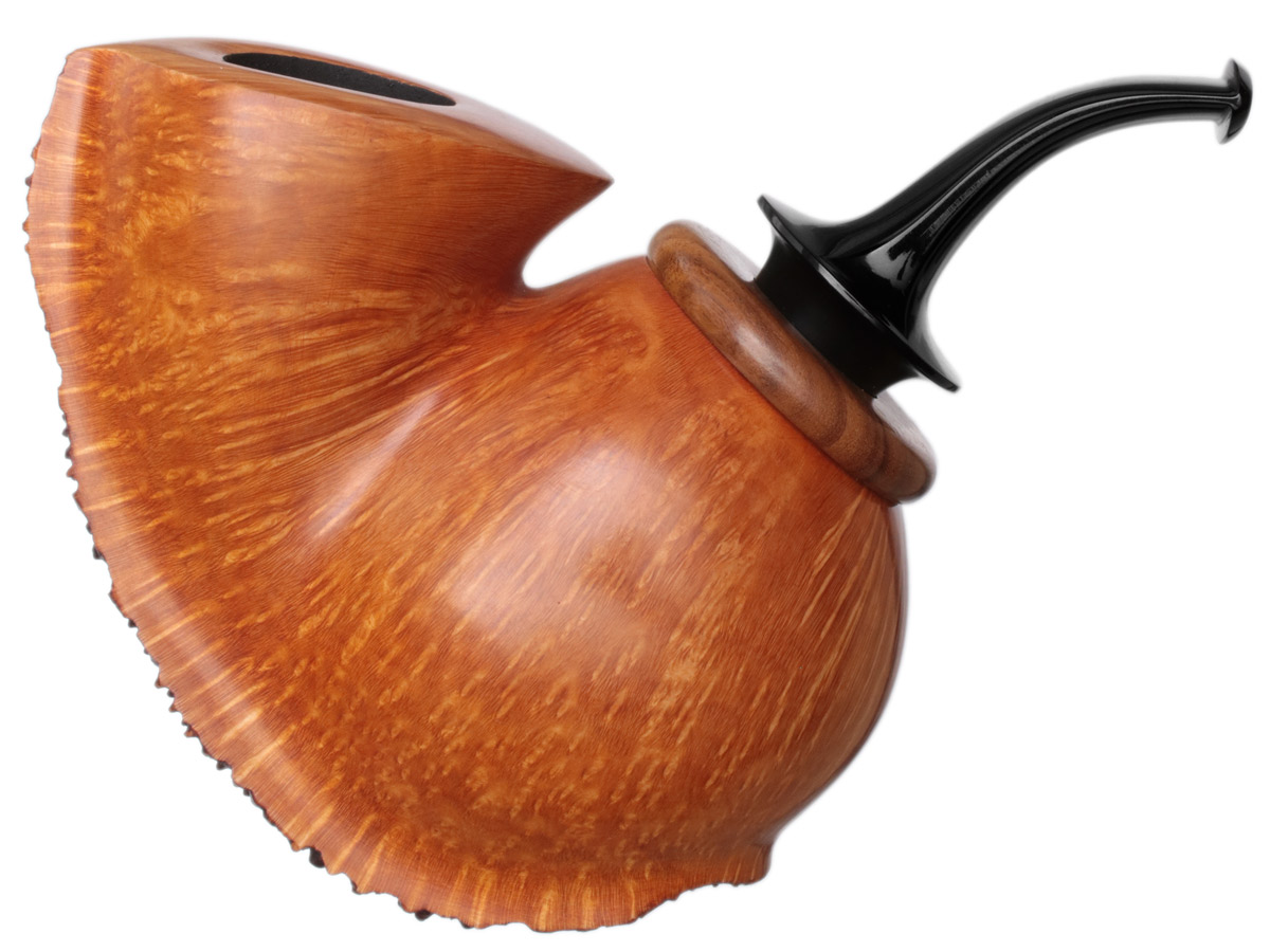 Konstantin Shekita Smooth Reverse Calabash Snail with Rosewood