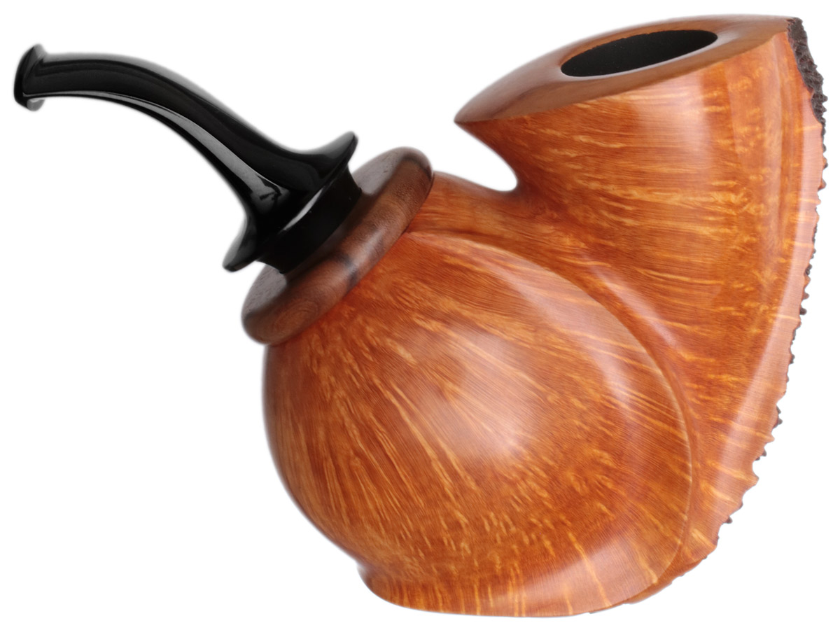Konstantin Shekita Smooth Reverse Calabash Snail with Rosewood