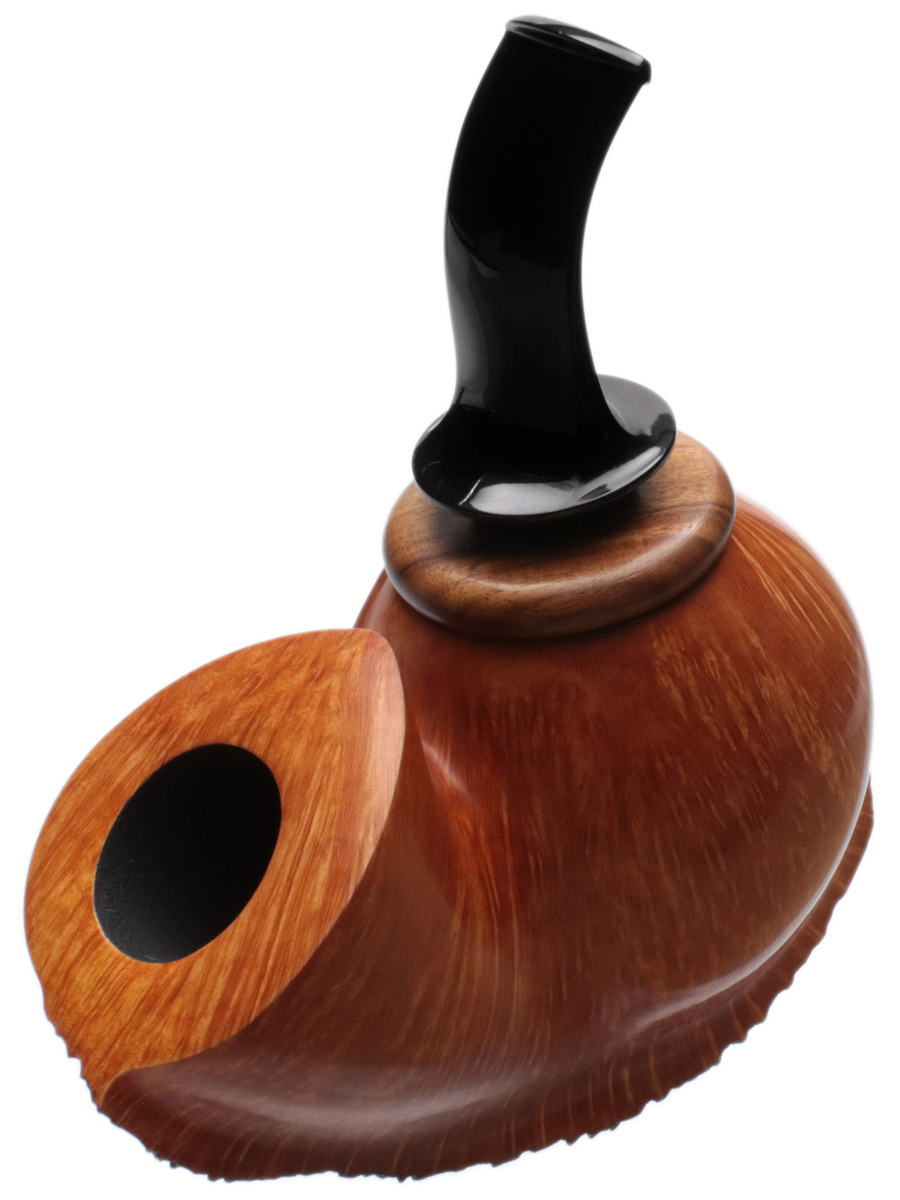 Konstantin Shekita Smooth Reverse Calabash Snail with Rosewood