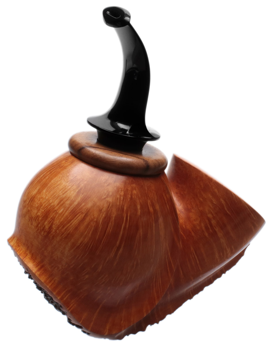 Konstantin Shekita Smooth Reverse Calabash Snail with Rosewood