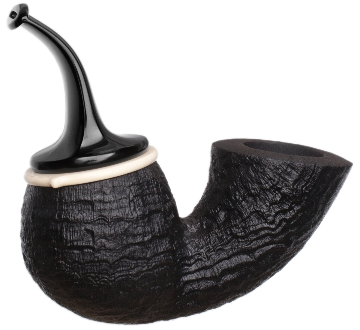 Konstantin Shekita Sandblasted Reverse Calabash Snail with Mammoth