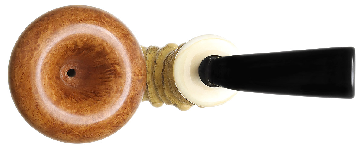 Konstantin Shekita Bamboo Calabash with Mammoth and Boxwood