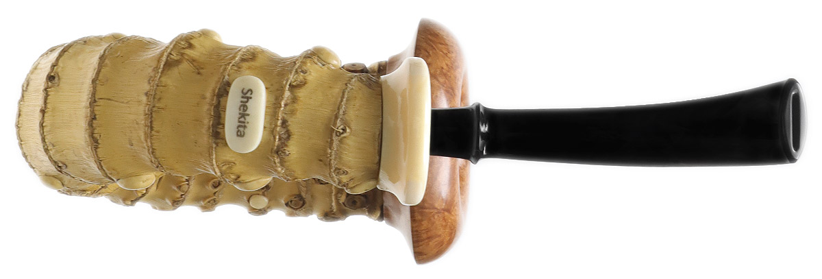 Konstantin Shekita Bamboo Calabash with Mammoth and Boxwood