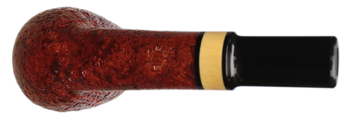 Abe Herbaugh Sandblasted Oval Shank Billiard with Boxwood