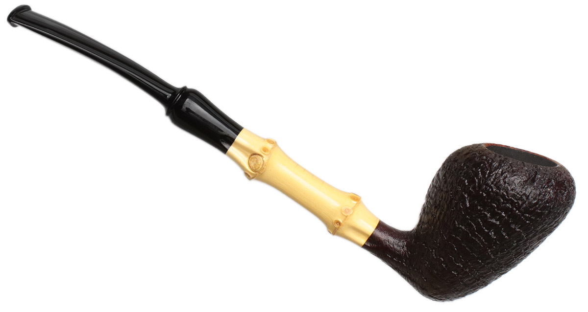 Abe Herbaugh Peewit Two Pipe Set with Horn and Bamboo