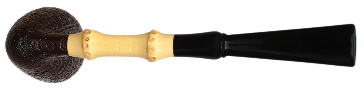 Abe Herbaugh Peewit Two Pipe Set with Horn and Bamboo
